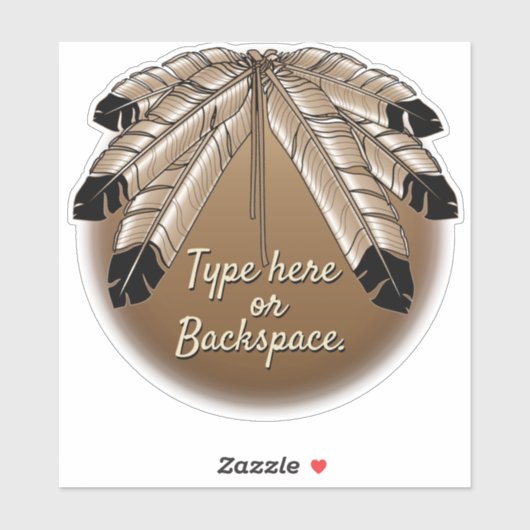 トライバルアートステッカーのパーソナライズ・ファースト・ネーションデカール シール (シート)