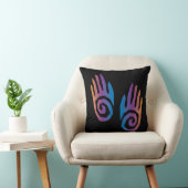 トライバルアート枕。トライバルハンズホームデコル クッション (椅子)