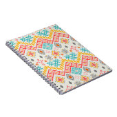 トライバルアート:ボホ幾何学プリント。 ノートブック (右側)