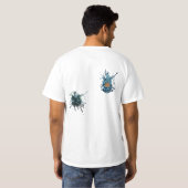 トライバルアーマー服 Tシャツ (裏面フル)