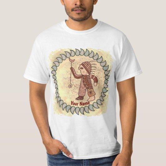 トライバルインディアンルーン Tシャツ (正面)