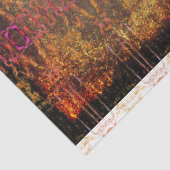 トライバルウェスタンさび茶色の紫色のテクスチャパターン 薄葉紙 (詳細)