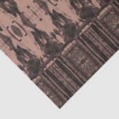 トライバルウエスタンブラウンベージュアートパターンブルスカル 薄葉紙 (詳細)