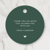 トライバルウォーターカラーキレーフサファリバースデーパーティー フェイバータグ (裏面)