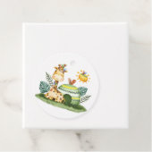 トライバルウォーターカラーキレーフサファリバースデーパーティー フェイバータグ (インサイチュ)