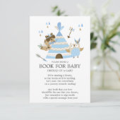 トライバルウッドランドワイルドワンベビーシャワーベビー 招待状 (スタンド正面)