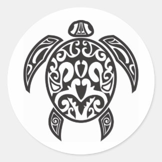 トライバルウミガメ ラウンドシール