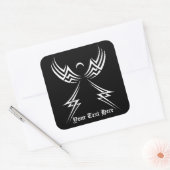 トライバルエンジェルカスタムステッカー スクエアシール (封筒)