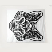 トライバルオオカミ タペストリー (正面(横))