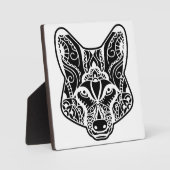 トライバルオオカミ フォトプラーク (正面)