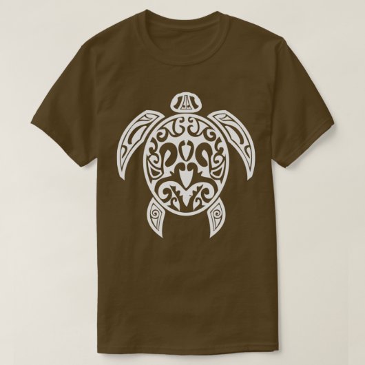 トライバルカメデザイン Tシャツ (デザイン正面)