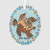 トライバルカメ オーナメント (正面)