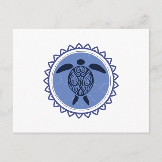 トライバルカメ ポストカード (正面)