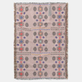 トライバルカラフル南西部タンスローブランケット スローブランケット (正面縦)