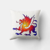 トライバルカラードラゴン装飾用クッション クッション (裏面)