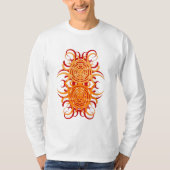トライバルカーブTシャツ Tシャツ (正面)