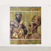 トライバルキングとクイーン タペストリー (正面)