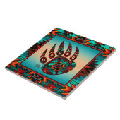 トライバルクマのポーセラミックタイル タイル (側面)