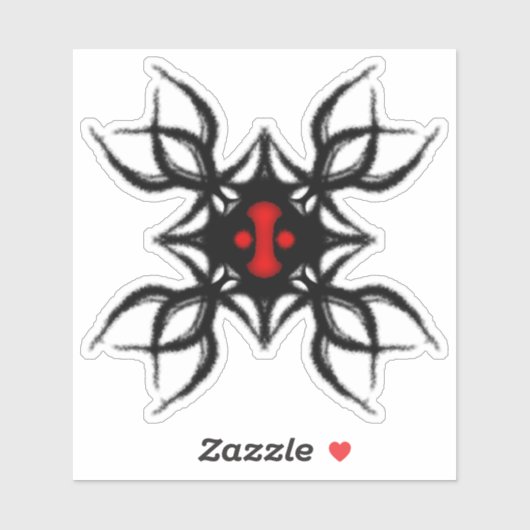 トライバルクラゲ シール (シート)