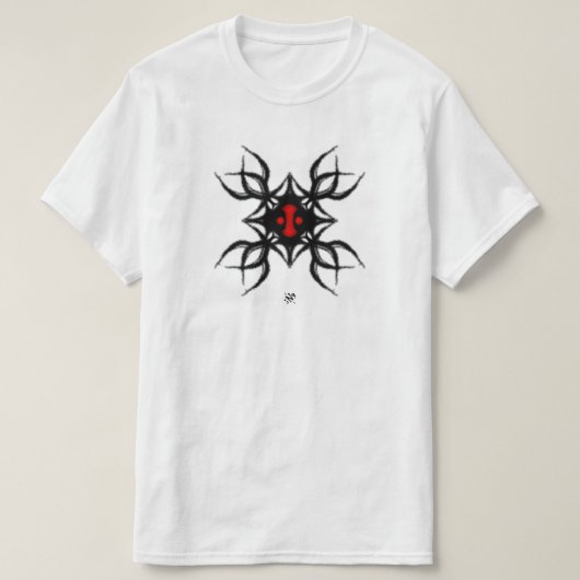 トライバルクラゲ Tシャツ (デザイン正面)