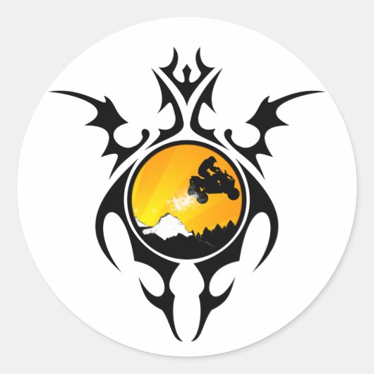 トライバルクワッド ラウンドシール (正面)