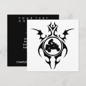 トライバルクワッド 招待状 (正面/裏面)