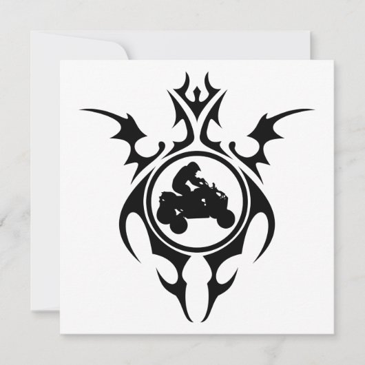 トライバルクワッド 招待状 (正面)