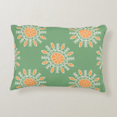 トライバルグリーンピーチトート アクセントクッション (裏面)