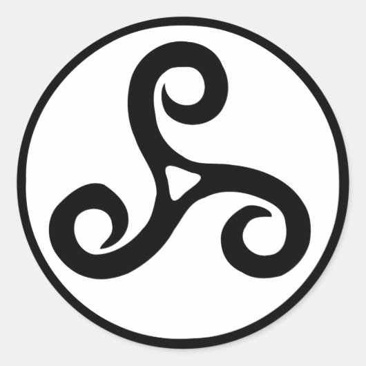 トライバルケルトのスパイラルラウンドシール ラウンドシール (正面)