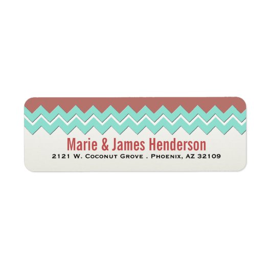 トライバルサウス差出人住所ラベル ラベル (正面)