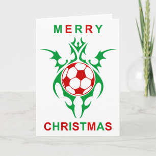トライバルサッカーメリークリスマス シーズンカード