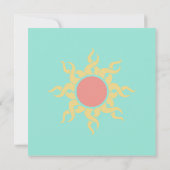 トライバルサンサウスウエス結婚式招待状 招待状 (裏面)