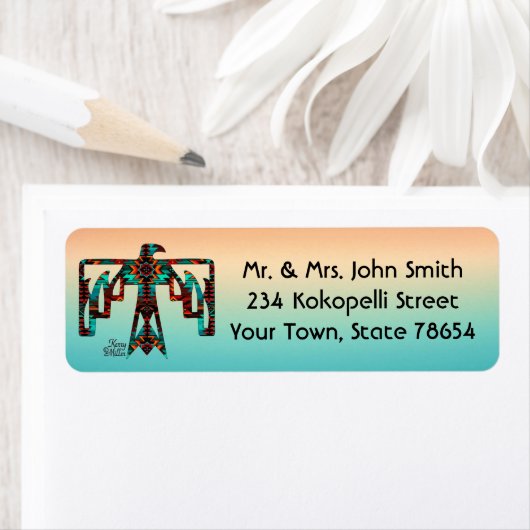 トライバルサンダーバードのラベル ラベル (インサイチュ)