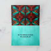 トライバルサンダーバードホリデーカード シーズンカード (内部)