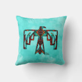 トライバルサンダーバード装飾用クッション クッション (裏面)