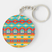 トライバルシェイプの行 キーホルダー (裏面)