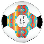 トライバルシェイプの行 サッカーボール (回転)