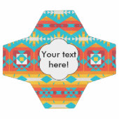 トライバルシェイプの行 サッカーボール (フラット)