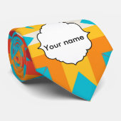 トライバルシェイプの行 ネクタイ (ロール)