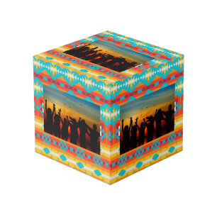 トライバルシェイプの行 フォトキューブ