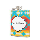 トライバルシェイプの行 フラスク (左)