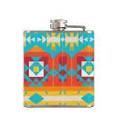 トライバルシェイプの行 フラスク (裏面)