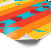 トライバルシェイプの行 ポスター (コーナー)