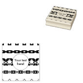 トライバルシェイプの行 ラバースタンプ (押印)