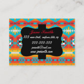 トライバルシェイプの行 名刺 (裏面)