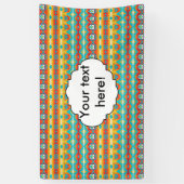 トライバルシェイプの行 横断幕 (縦)