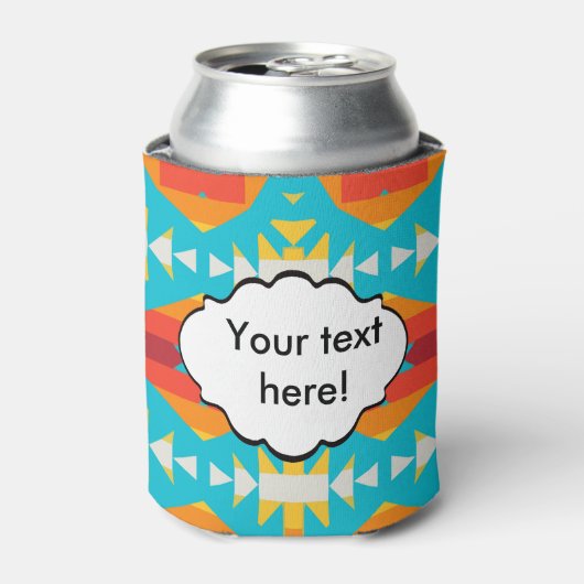 トライバルシェイプの行 缶クーラー (缶正面)