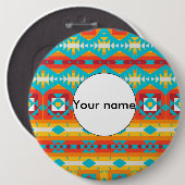 トライバルシェイプの行 缶バッジ (正面&裏面)