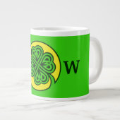 トライバルシャムロカスタムックのマグ ジャンボコーヒーマグカップ (正面右)