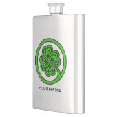 トライバルシャムロックカスタムフラスコ フラスク (左)